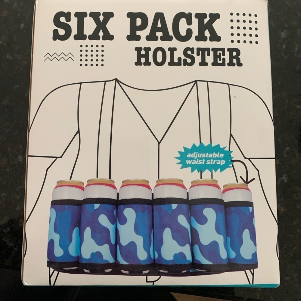 6pk beverage holder, holster. NWT